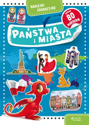 Productafbeelding van Edukacyjne naklejki Państwa i miasta rozwijające spostrzegawczość