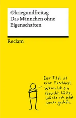 Productafbeelding van Das Männchen ohne Eigenschaften. Die besten Cartoons von @kriegundfreitag - Reclams Universal-Bibliothek