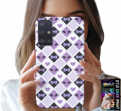 Image de Étui Pour Samsung Galaxy A51 - Fashion Hearts Bow + Glass