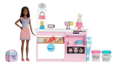 Immagine prodotto di Barbie pasticceria e bambola (nero) playset