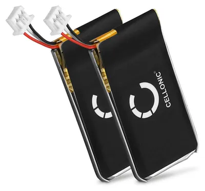 Image de CELLONIC 2x Batterie pour Casque micro Compatible avec Sennheiser DW Pro 2, MB Pro 2, MB Pro 1, 504374 - (180mAh, 3.7V)