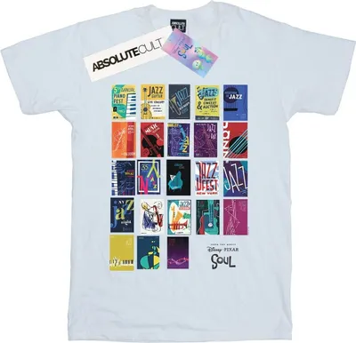 Produktbild von Disney - "Soul Jazz Wall" T-Shirt für Herren BI45881 (3XL) (Weiß)