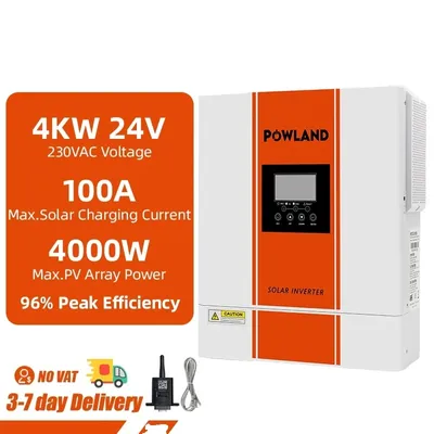 Produktbild von Ładowarka z hybrydowym inwerterem solarnym, moc 4000 W, kontroler ładowania MPPT, ISolar-SMG-II-4KW-WIFI