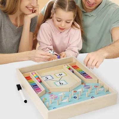 Produktbild von Holzspielzeug für Babys, Frühkindliche Bildung, Holzspiel, Mathematikspiel, Zahlenrechnen, Kleinkindspielzeug