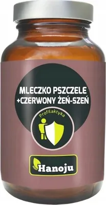 Produktbild von Gelée Royale (Gelee Royale) + Roter Ginseng (Panax ginseng) Extrakt 500 mg 90 Kapseln - Nahrungsergänzungsmittel
