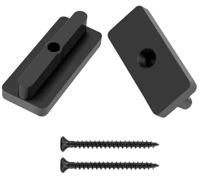 Image de Clips de fixation, 200 pièces - Fixation discrète - Clips en forme de T - Durables - Résistants à la corrosion - Faciles à utiliser - Vis pour terrasses