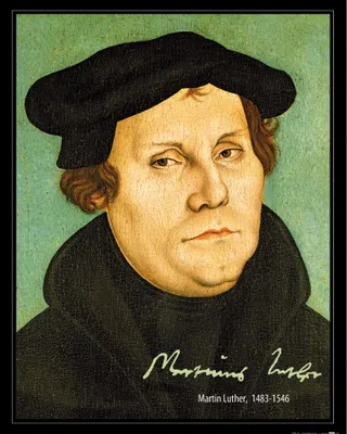Produktbild von Martin Luther Kunstdruck Bild - Portrait, 1529 (50 x 40 cm)