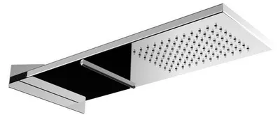 Produktbild von Kopfbrause Wandmontage kalkabweisend 2 Strahlarten Messing