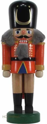 Produktbild von Nussknacker Wachsoldat rot Höhe 18cm