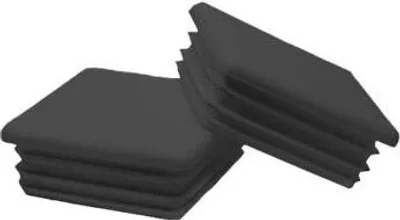 Produktbild von Stahlstopfen quadratisch 60x60mm, anthrazit RAL7016 - Packung mit 1 Stück