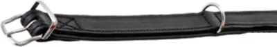 Produktbild von Flamingo Rondo Halsband genäht schwarz, Maße: 33-40 cm / 20 mm