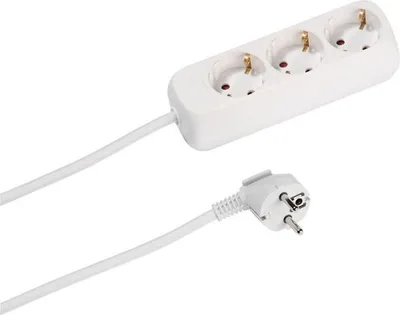 Produktbild von ViVanco™EBL 3W 5, 5 m, Drinnen, Typ F, Type F (CEE 7/4), 1,5 mm², Kunststoff