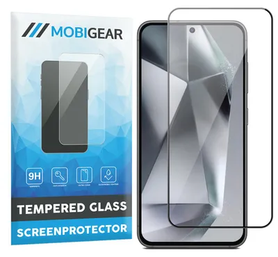 Produktbild von Mobigear Premium Displayschutzfolie für Samsung Galaxy S24, gehärtetes Glas – kompatibel mit Hüllen