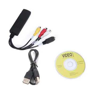 Immagine prodotto di Nuovo cavo adattatore da USB 2.0 a 3 RCA Audio S-Video TV DVD VHS RW Capture