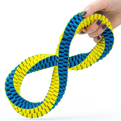 Produktbild von Zerrspielzeug Hund 25x11 cm Achterform Robustes Kauspielzeug Kauspielzeug Hund robust