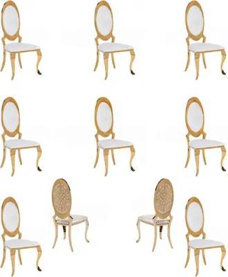 Produktbild von Design 8x Stühle Gruppe Set Polster Esszimmer Stuhl Garnitur Sessel