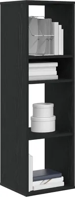 Productafbeelding van Maison Exclusive - Boekenkast zwart, 34x31x112 cm, van houtvezel