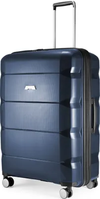 Produktbild von HAUPTSTADTKOFFER Britz - Hartschalenkoffer großer Koffer XL Trolley erweiterbar Rollkoffer, TSA, 4 Rollen, 75 cm, 115 Liter,Dunkelblau