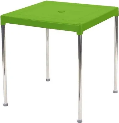 Zdjęcie produktu dla Aluminiowe meble ogrodowe 70 x 70 x 13 cm, zielone, nowoczesne