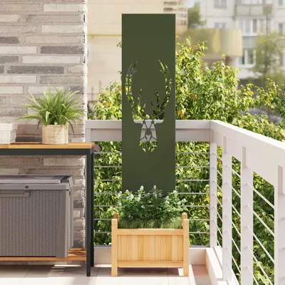 Image de Écran de confidentialité de jardin Vert olive 32 x 140 cm