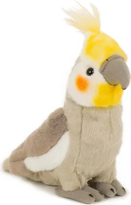 Produktbild von Plüschtier Nymphensittich 19 cm, Stofftiere Kuscheltiere Sittiche Tiere Vogel Haustier