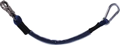 Produktbild von QHP Anhänger Anbindestrick 60cm, Farbe:navy