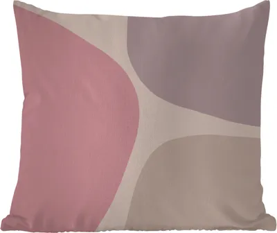Produktbild von MuchoWow® Outdoor Kissen - Gestaltung - Pastell - Minimalismus - 50x50 cm - Wetterfest - Lounge Kissen - Komfortabel - Kissen mit Bild