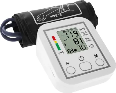 Produktbild von Blutdruckmessgerät Tragbar & Haushalt Arm Band Typ Blutdruckmessgerät LCD Display Genaue Messung