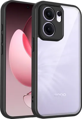 Immagine prodotto di Custodia per Oppo A5x 4G cover posteriore trasparente con cornice in TPU, antiurto Nero