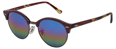 Image de RayBan RB4246 Clubround 1222/C2 Uni-Sonnenbrille 51x19x145 mm