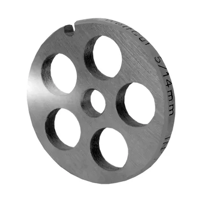 Obrázok produktu pre Kotúč mlynčeka na mäso, dierovaný kotúč vyrobený z nehrdzavejúcej ocele veľkosti 5 s otvorom 14,0 mm od WOLFCUT