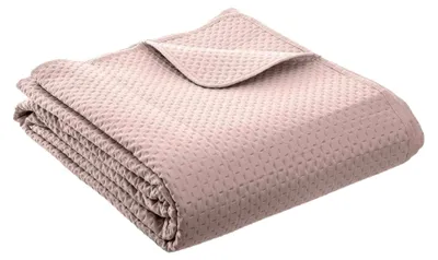 Produktbild von Atmosphera - Bettüberwurf + 2 Kissenbezüge Dolce puderrosa - 260 × 240 cm - Rosa
