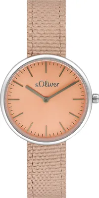 Produktbild von s.Oliver Damen Uhr Armbanduhr Edelstahl Textil 2033549