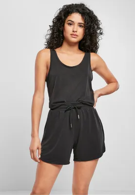 Produktbild von Urban Classics Ladies - MODAL Short Jumpsuit schwarz - S