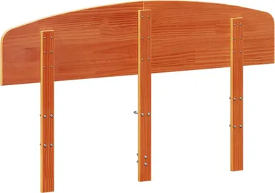 Produktbild von vidaXL Kopfteil Wachsbraun 135 cm Massivholz Kiefer