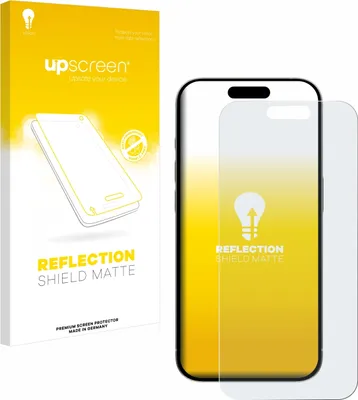 Produktbild von upscreen Schutzfolie für Apple iPhone 15 Pro Displayschutz Displayschutzfolie Folie Matt Entspiegelungsfolie