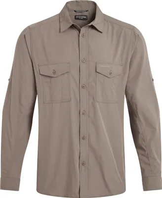 Produktbild von Craghoppers Outdoorhemd Kiwi II NosiDefence Herren , Größe:M, Farbe:Pebble