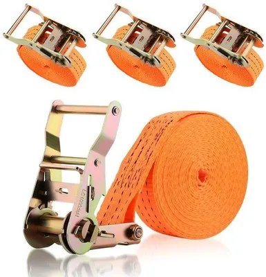 Productafbeelding van 35 mm Spanbanden met Ratel en Haken, 4 Stuks