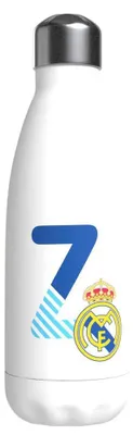 Image de Gourde Real Madrid 550 ml, blanche, lettre Z