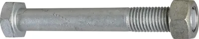 Produktbild von Schrauben mit Muttern M16x660 - Sechkantschrauben mit Schaft und Muttern DIN601, Stahl feuerverzinkt 4.6 - 10 Stück