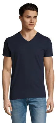 Obrázok produktu pre SOLS - Pánske tričko s výstrihom do V „Imperial“ LT1795 (XL) (tmavomodré)