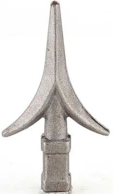 Produktbild von LogistSystem 1 Stück Zierspitze Metall - 105x60mm (HxB) / Basis: 16x16 Zaundekoration 40.162