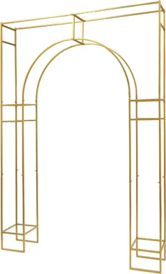Produktbild von Hochzeitsbogenständer, freistehende Metallstruktur, einfache Montage, Gold
