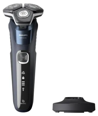 Obrázok produktu pre Philips SHAVER Series 5000 S5885/25, Rotačný holiaci strojček, Modrá, SteelPrecision blades, LED, SH71, 2 rok / roky