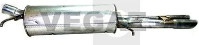 Produktbild von VEGAZ AS-158 Endschalldämpfer für AUDI A4 Limousine (8D2, B5) Auspuff