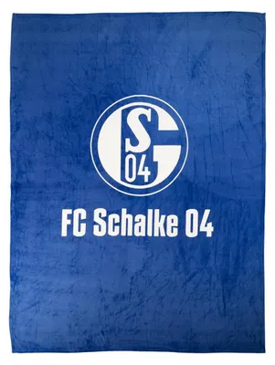 Produktbild von FC Schalke 04 Decke Flanell königsblau
