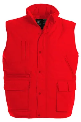 Produktbild von B&C - "Explorer" Weste für Herren FK3084 (L) (Rot)