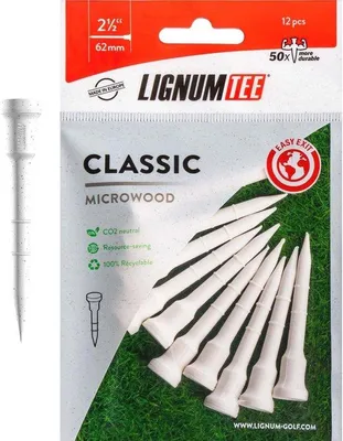 Produktbild von Famanu Golf Tees 62 mm - 16 Stück, Weiß