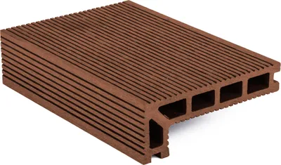 Zdjęcie produktu dla Deska tarasowa G21 z zakończeniem, 2,5 x 14 x 400 cm, wiśnia, WPC