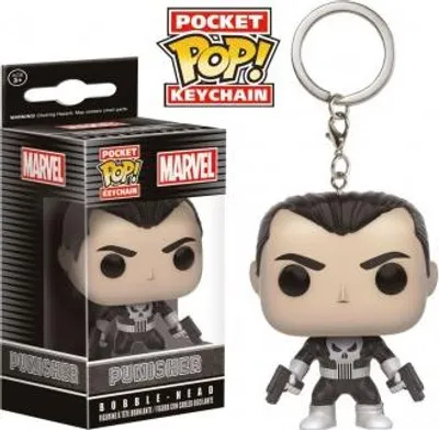 Produktbild von FUNKO POCKET POP SCHLÜSSELANHÄNGER MARVEL PUNISHER MINI-FIGUR NEU Funko